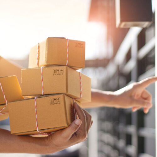 packages being delivered 