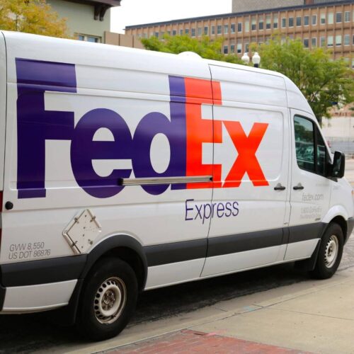 FedEx express van