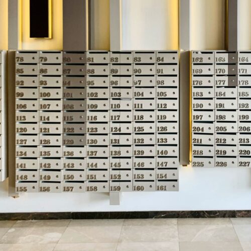 Indoor mailboxes