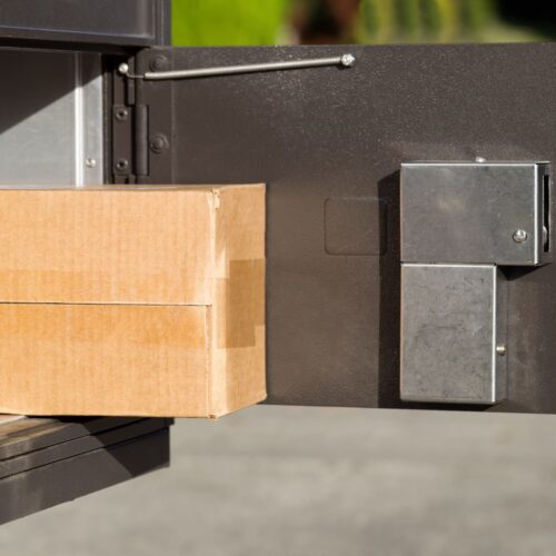 package in mailbox