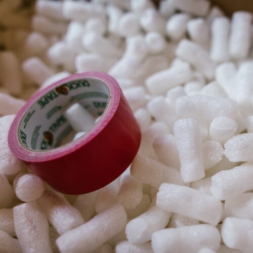 Packing peanuts.