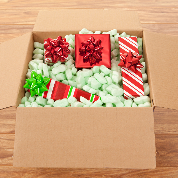 packaging a variety of christmas gifts