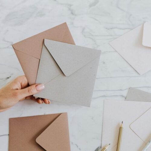 preparing mail