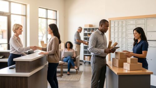 shipping center